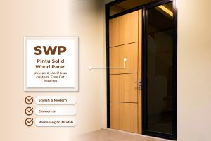 Pintu SWP Elegan - Tekstur dan Pola Kayu yang Indah untuk Kesempurnaan Desain