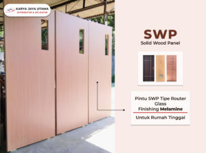 Pintu SWP Elegan - Tekstur dan Pola Kayu yang Indah untuk Kesempurnaan Desain