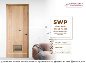 Keunggulan Pintu Kayu Solid Wood Panel