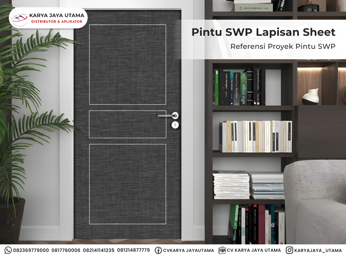 Referensi Proyek: Pintu SWP Lapisan PVC Sheet