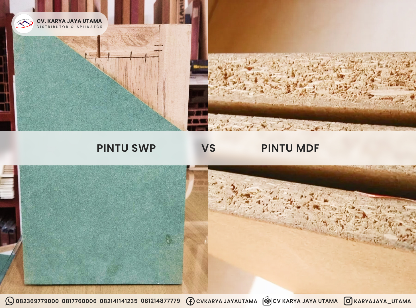 Pintu SWP vs Pintu MDF: Mana yang Lebih Unggul?